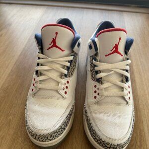 🔥 Air Jordan 3 Retro OG “True Blue” (2016) – VNDS | Iconic OG Colorway 🔥SZ 10